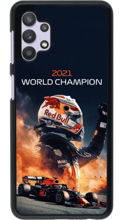 Hülle Samsung Galaxy A32 5G - Max Verstappen 2021 World Champion