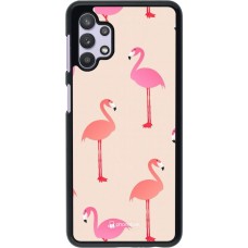 Hülle Samsung Galaxy A32 5G - Pink Flamingos Pattern