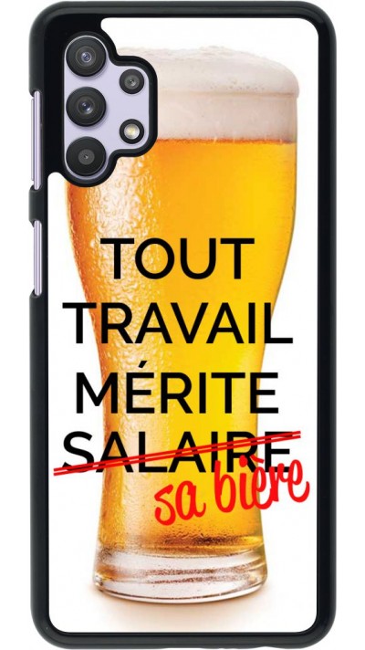 Coque Samsung Galaxy A32 5G - Tout travail mérite sa bière