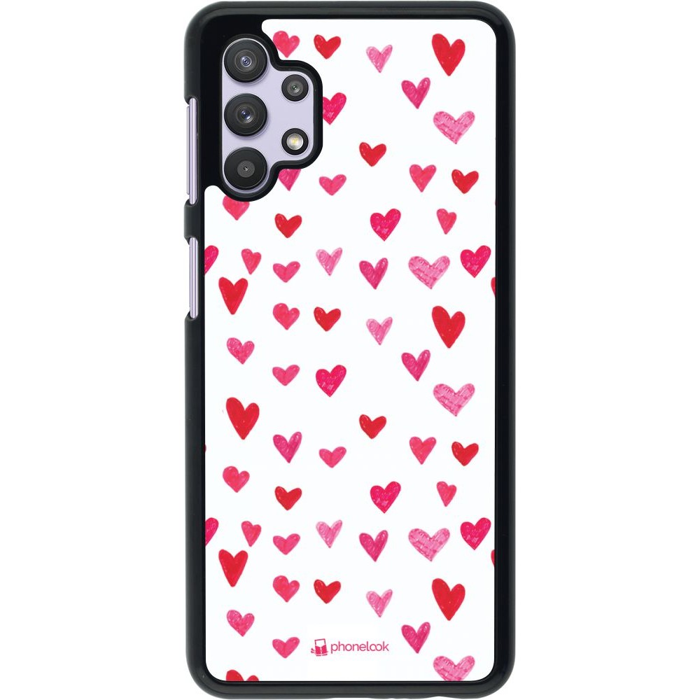 Coque Samsung Galaxy A32 5G - Valentine 2022 Many pink hearts