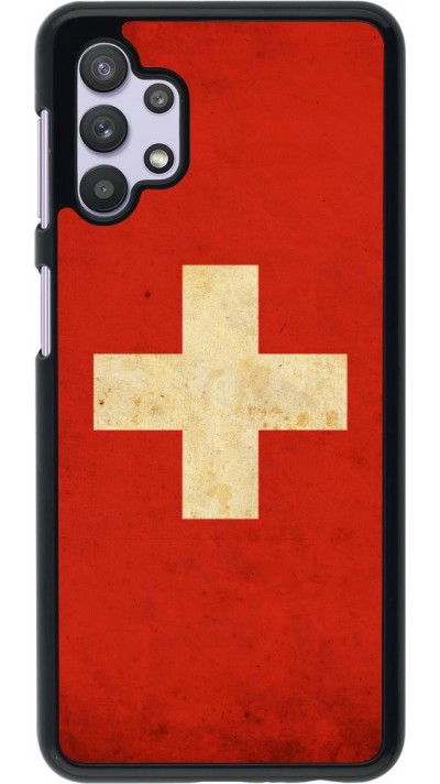 Coque Samsung Galaxy A32 5G - Vintage Flag SWISS