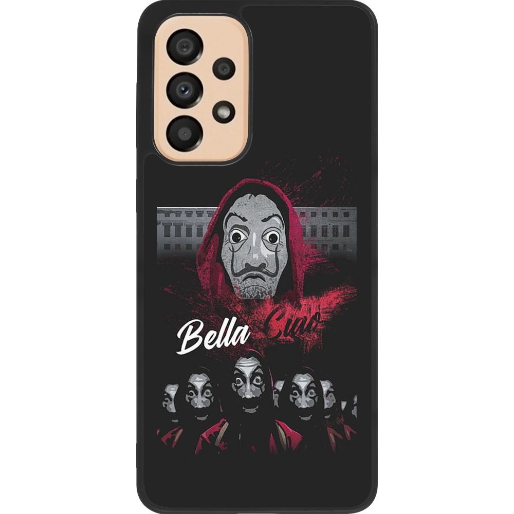 Coque Samsung Galaxy A33 5G - Silicone rigide noir Bella Ciao