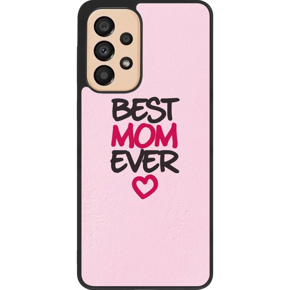 Hülle Samsung Galaxy A33 5G - Silikon schwarz Best Mom Ever 2