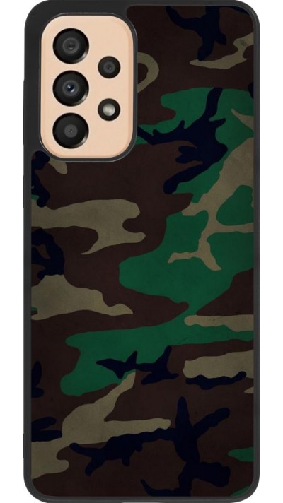 Coque Samsung Galaxy A33 5G - Silicone rigide noir Camouflage 3