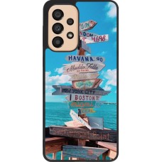 Coque Samsung Galaxy A33 5G - Silicone rigide noir Cool Cities Directions