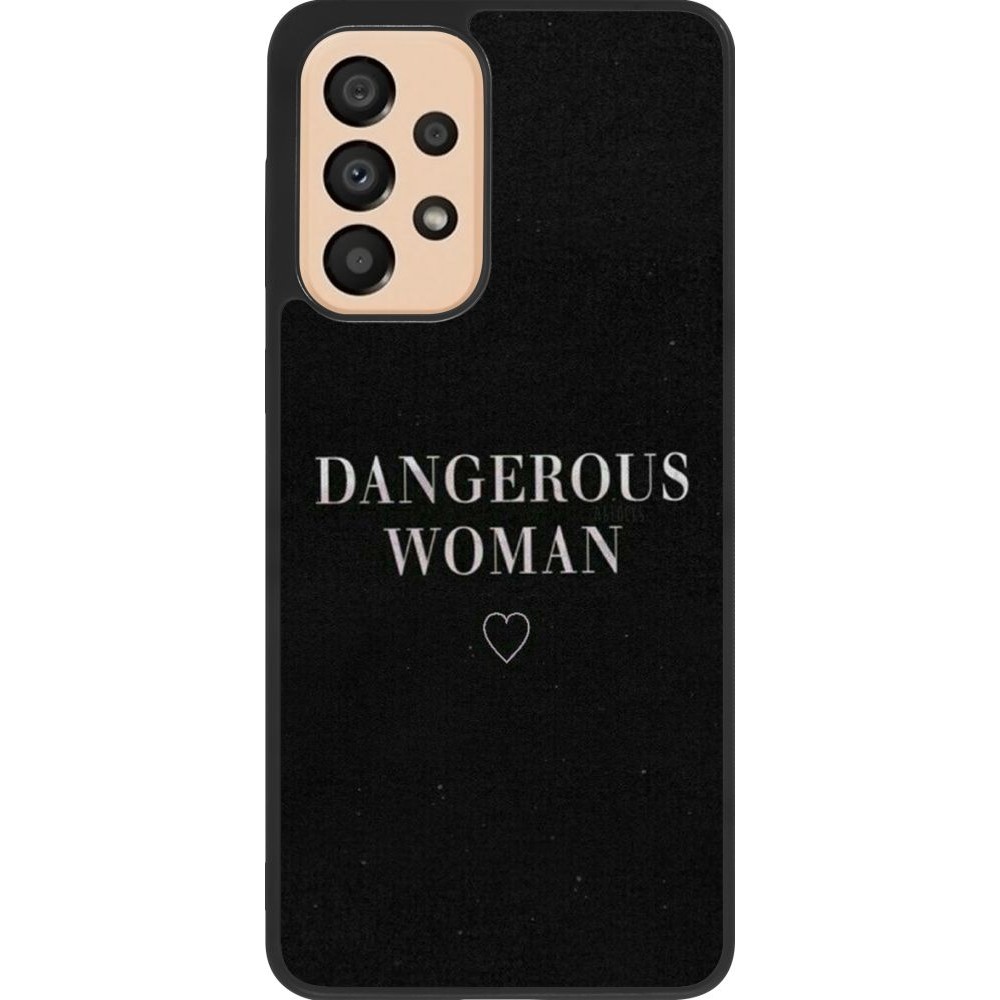 Coque Samsung Galaxy A33 5G - Silicone rigide noir Dangerous woman