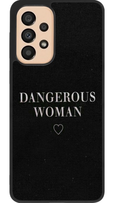 Coque Samsung Galaxy A33 5G - Silicone rigide noir Dangerous woman