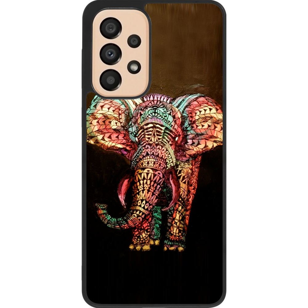 Coque Samsung Galaxy A33 5G - Silicone rigide noir Elephant 02