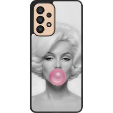 Hülle Samsung Galaxy A33 5G - Silikon schwarz Marilyn Bubble