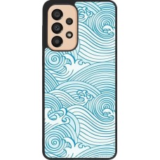 Hülle Samsung Galaxy A33 5G - Silikon schwarz Ocean Waves