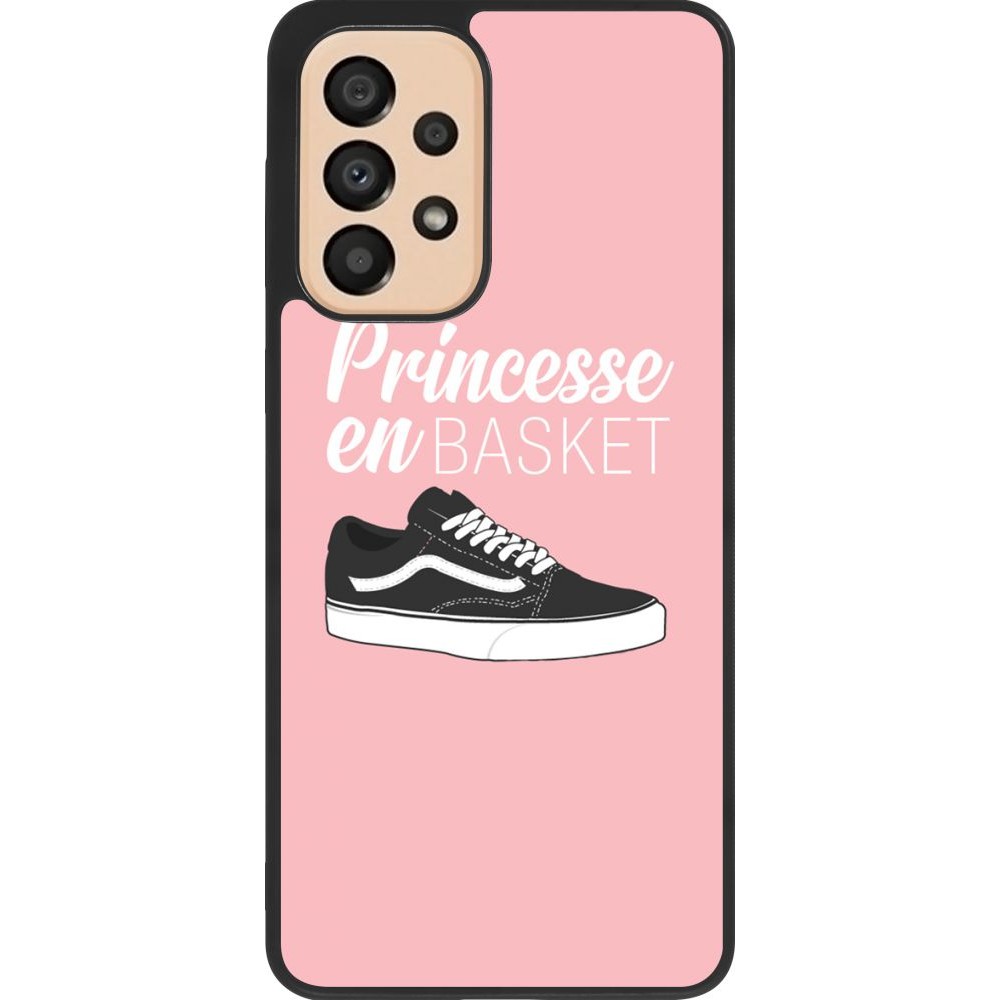 Hülle Samsung Galaxy A33 5G - Silikon schwarz princesse en basket