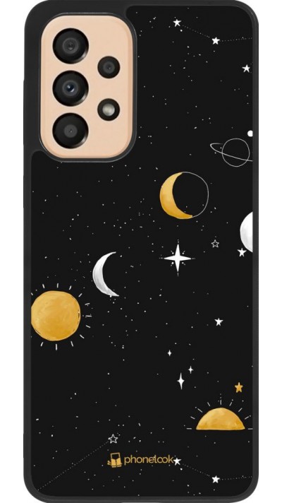 Hülle Samsung Galaxy A33 5G - Silikon schwarz Space Vector