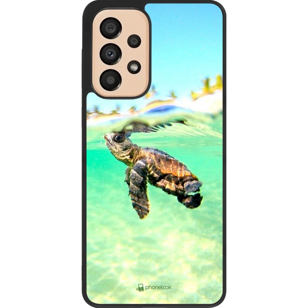 Hülle Samsung Galaxy A33 5G - Silikon schwarz Turtle Underwater