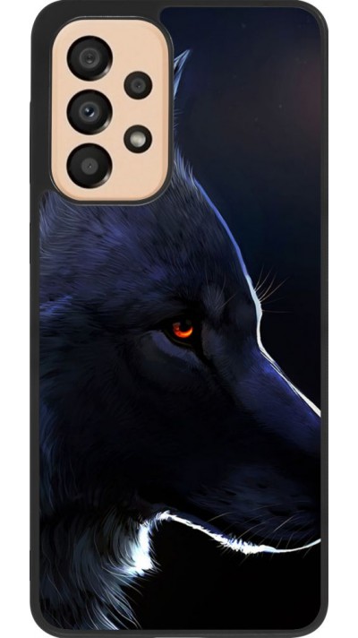 Hülle Samsung Galaxy A33 5G - Silikon schwarz Wolf Shape