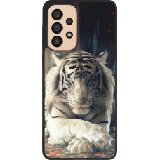 Coque Samsung Galaxy A33 5G - Silicone rigide noir Zen Tiger