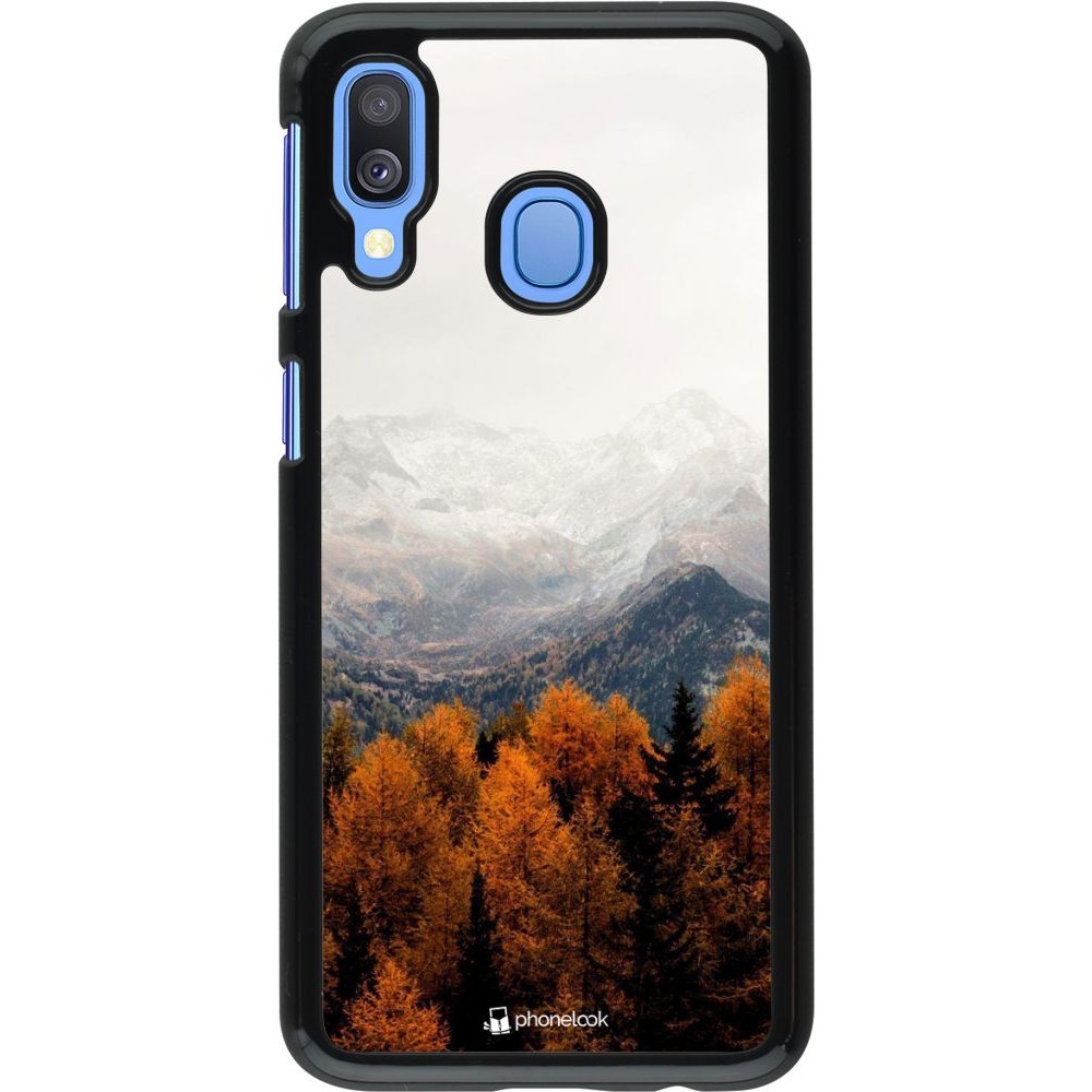 Hülle Samsung Galaxy A40 - Autumn 21 Forest Mountain