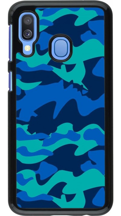 Coque Samsung Galaxy A40 - Camo Blue