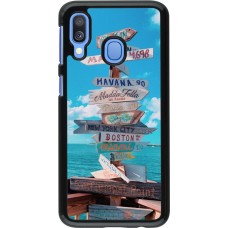 Coque Samsung Galaxy A40 - Cool Cities Directions