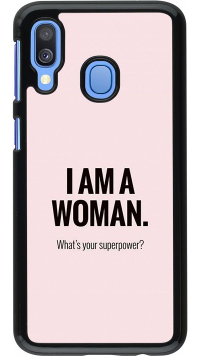 Coque Samsung Galaxy A40 - I am a woman