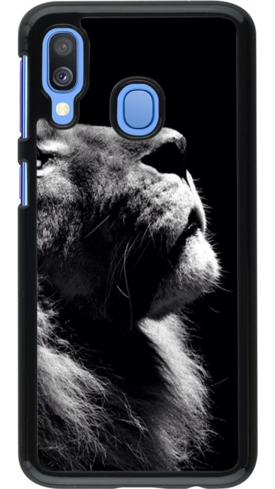 Coque Samsung Galaxy A40 - Lion looking up