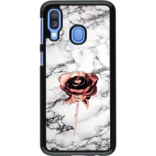 Hülle Samsung Galaxy A40 - Marble Rose Gold
