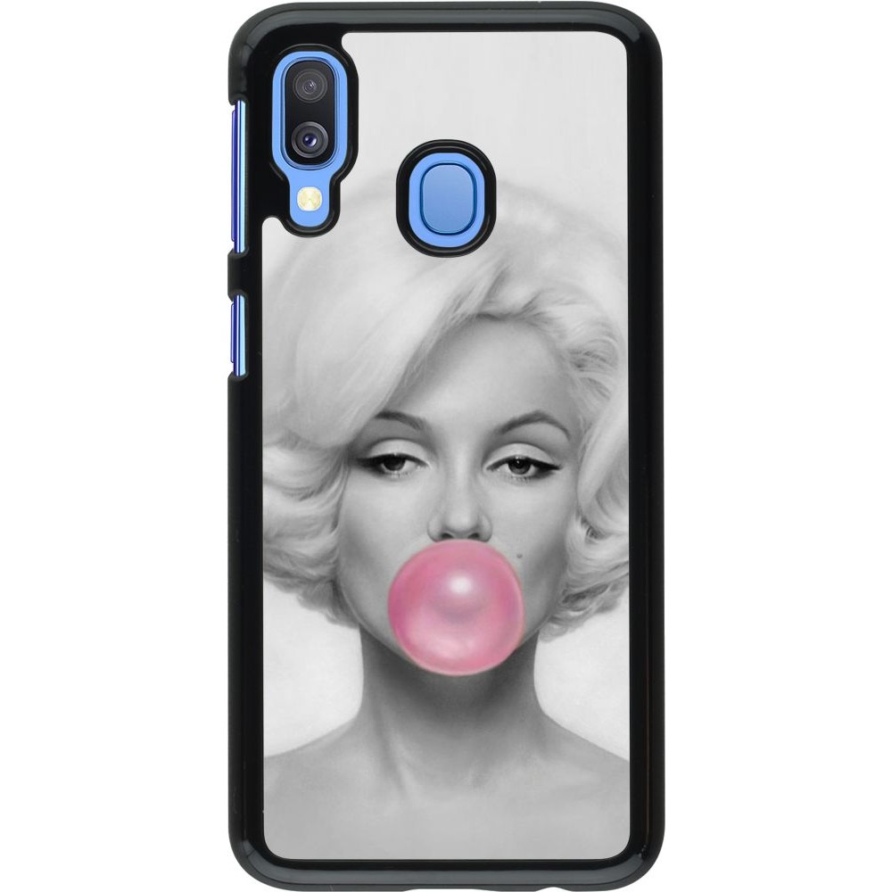 Hülle Samsung Galaxy A40 - Marilyn Bubble