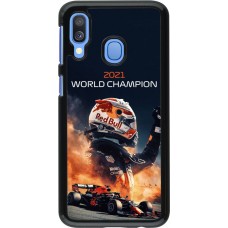Hülle Samsung Galaxy A40 - Max Verstappen 2021 World Champion