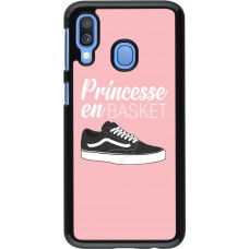 Hülle Samsung Galaxy A40 - princesse en basket