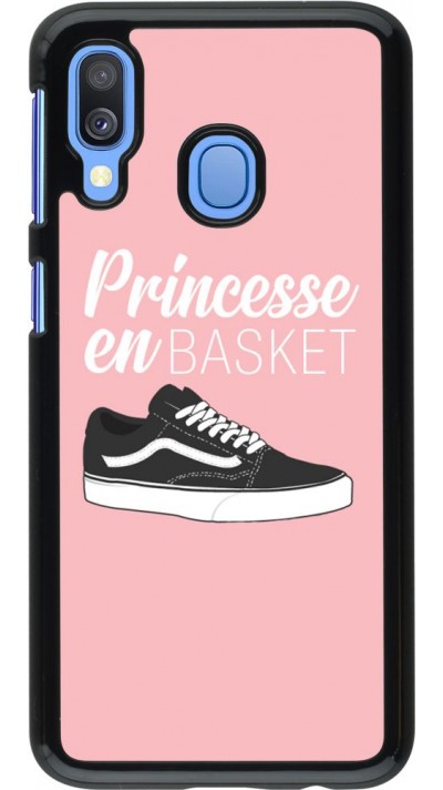 Coque Samsung Galaxy A40 - princesse en basket