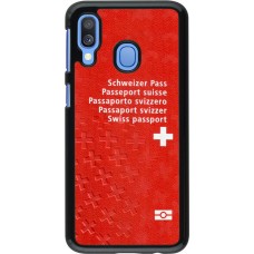 Hülle Samsung Galaxy A40 - Swiss Passport