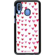 Hülle Samsung Galaxy A40 - Valentine 2022 Many pink hearts