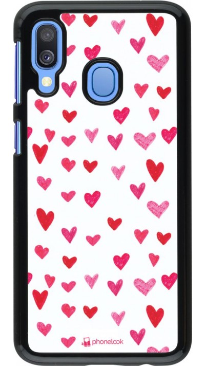 Hülle Samsung Galaxy A40 - Valentine 2022 Many pink hearts