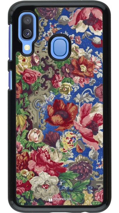 Coque Samsung Galaxy A40 - Vintage Art Flowers