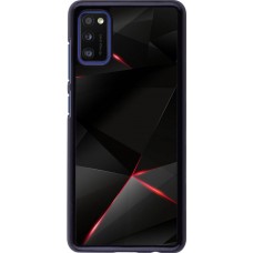 Coque Samsung Galaxy A41 - Black Red Lines