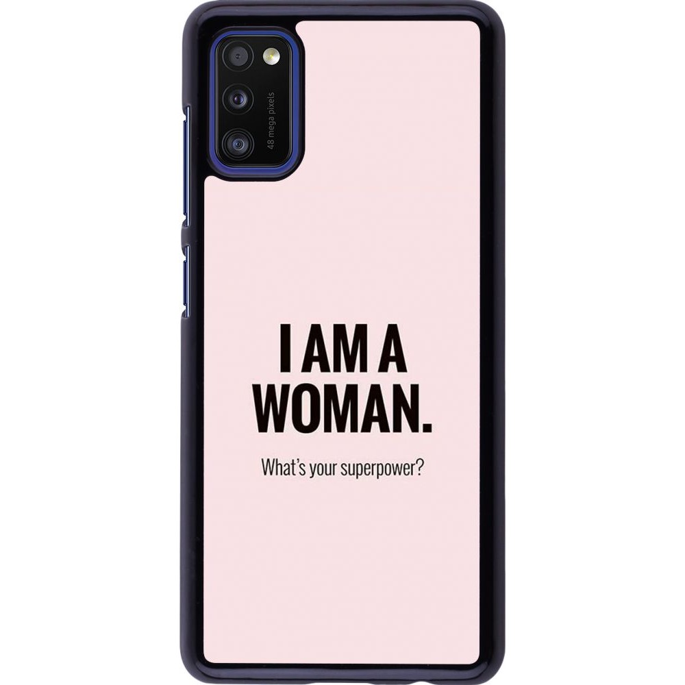 Coque Samsung Galaxy A41 - I am a woman