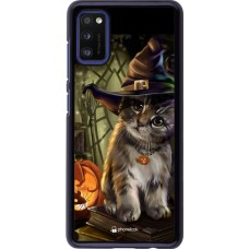 Coque Samsung Galaxy A41 - Halloween 21 Witch cat