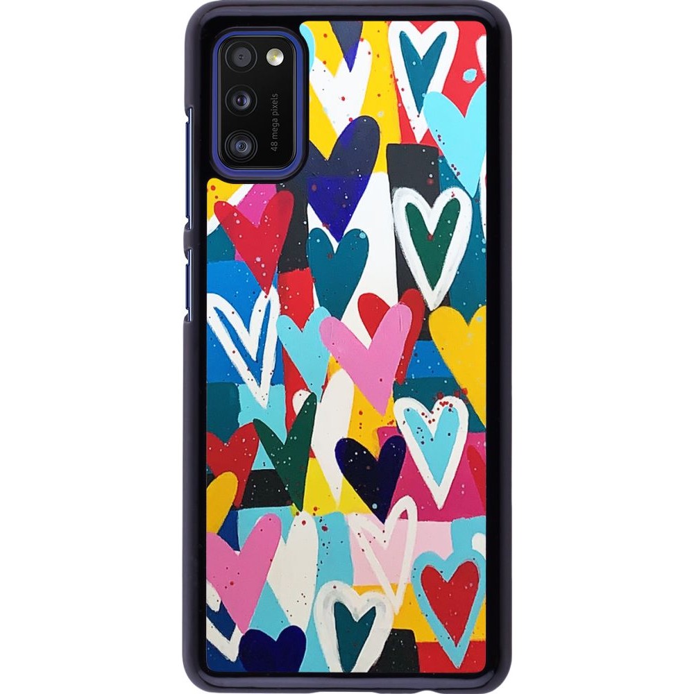 Coque Samsung Galaxy A41 - Joyful Hearts