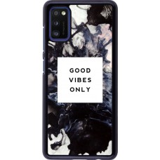 Hülle Samsung Galaxy A41 - Marble Good Vibes Only