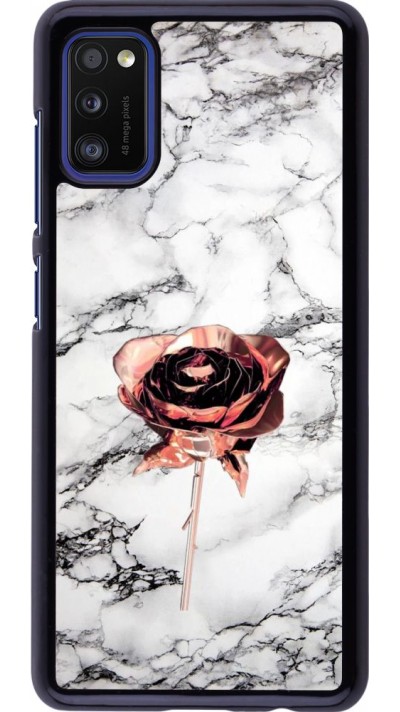 Hülle Samsung Galaxy A41 - Marble Rose Gold