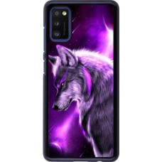 Coque Samsung Galaxy A41 - Purple Sky Wolf