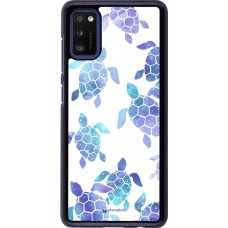 Coque Samsung Galaxy A41 - Turtles pattern watercolor