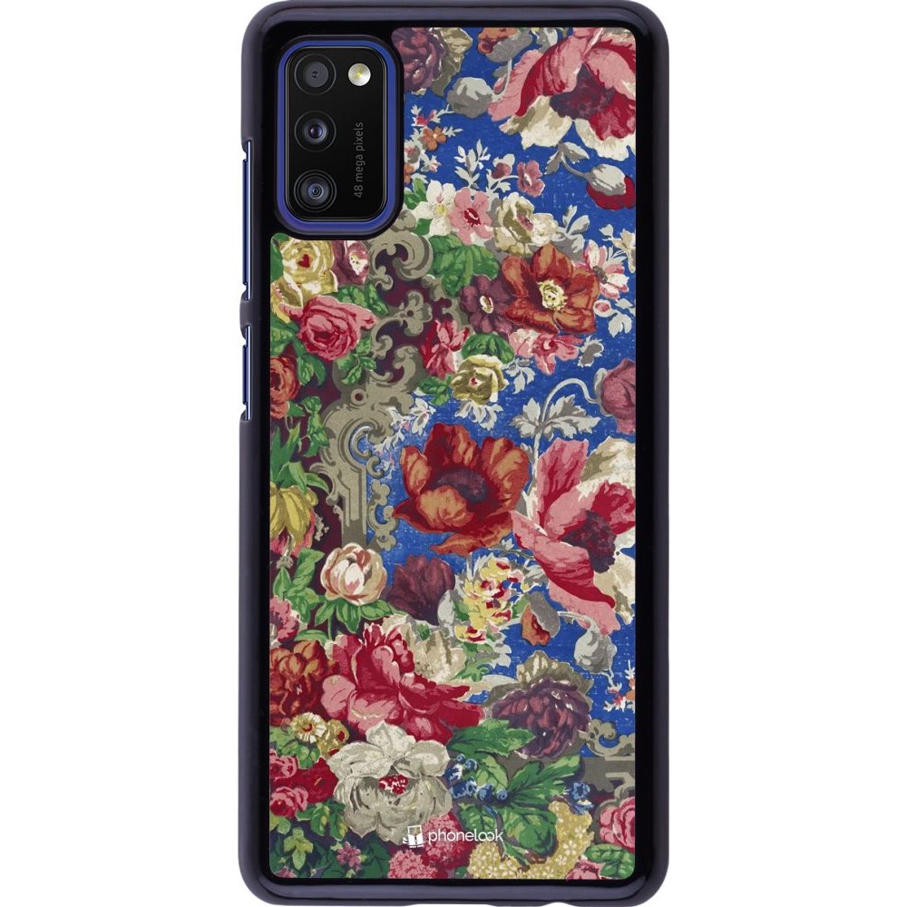 Hülle Samsung Galaxy A41 - Vintage Art Flowers