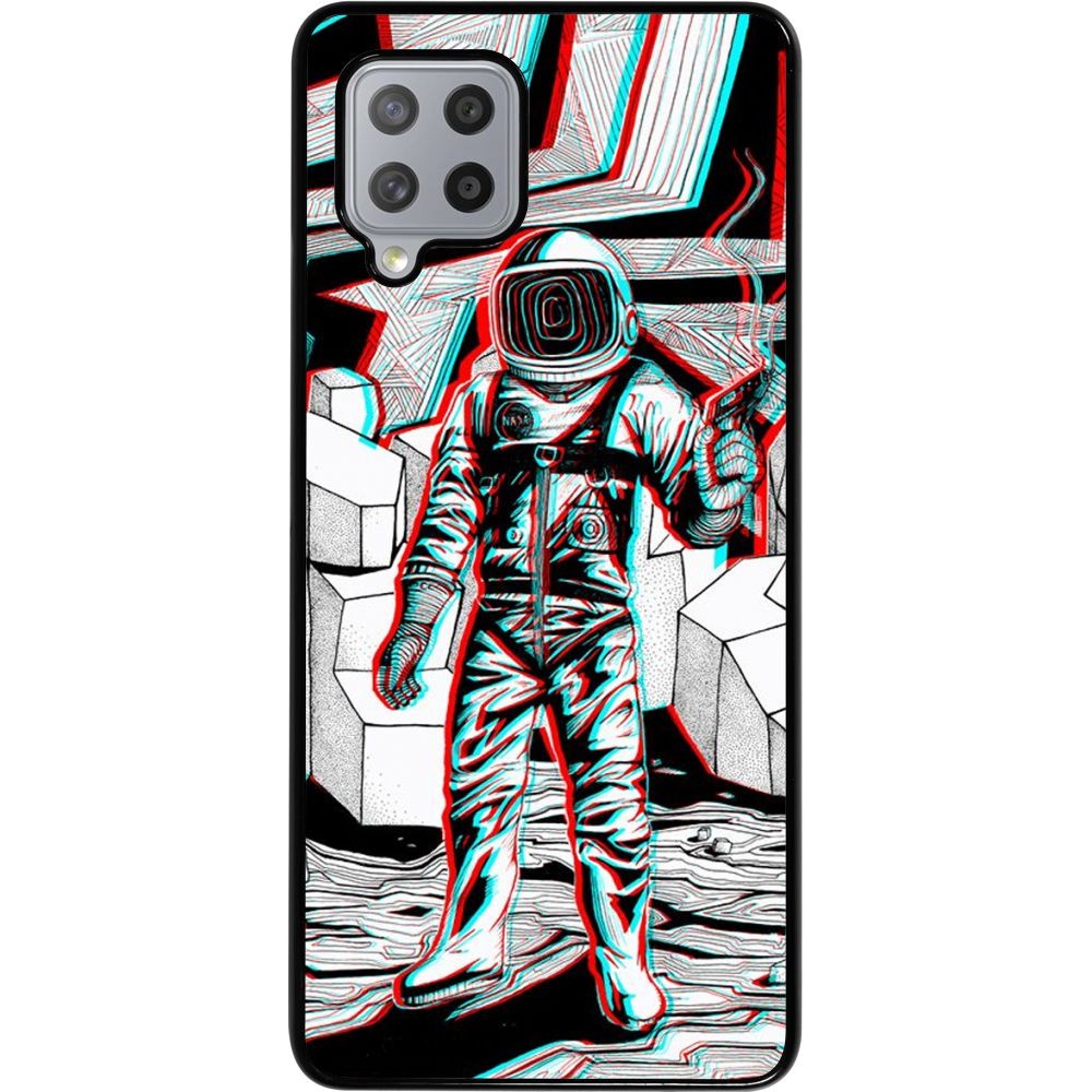 Coque Samsung Galaxy A42 5G - Anaglyph Astronaut