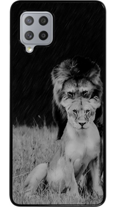 Hülle Samsung Galaxy A42 5G - Angry lions