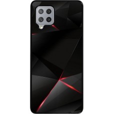 Coque Samsung Galaxy A42 5G - Black Red Lines