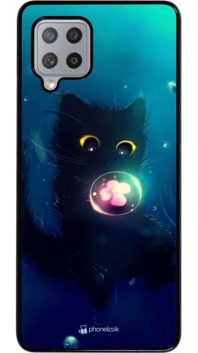 Coque Samsung Galaxy A42 5G - Cute Cat Bubble