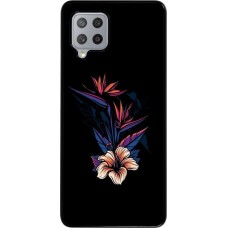 Hülle Samsung Galaxy A42 5G - Dark Flowers
