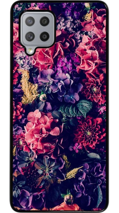 Coque Samsung Galaxy A42 5G - Flowers Dark