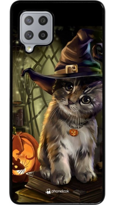 Coque Samsung Galaxy A42 5G - Halloween 21 Witch cat