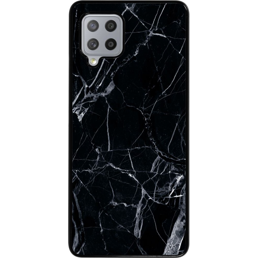 Coque Samsung Galaxy A42 5G - Marble Black 01